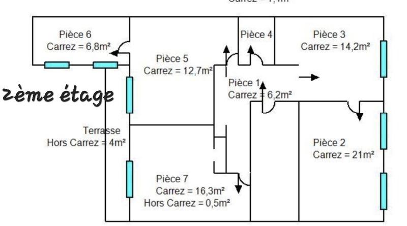Immeuble - 271 m² - 13 pièces