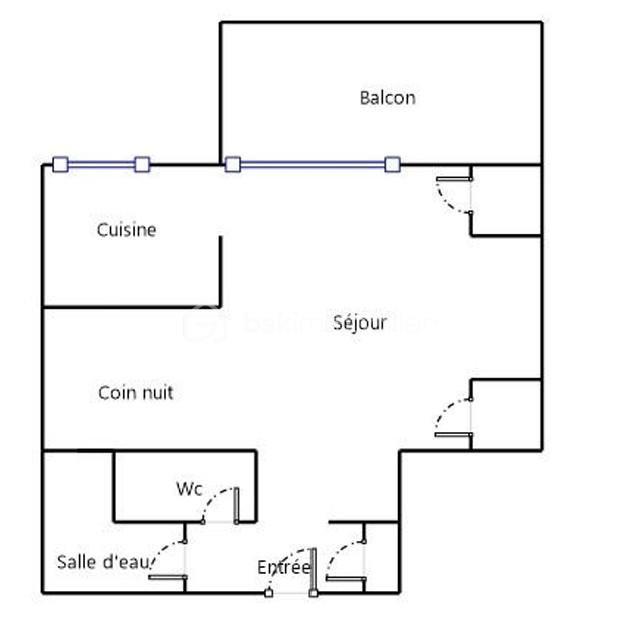 Studio - 33 m² - 1 pièce