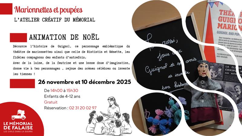 Marionnettes et poupées : l'atelier créatif