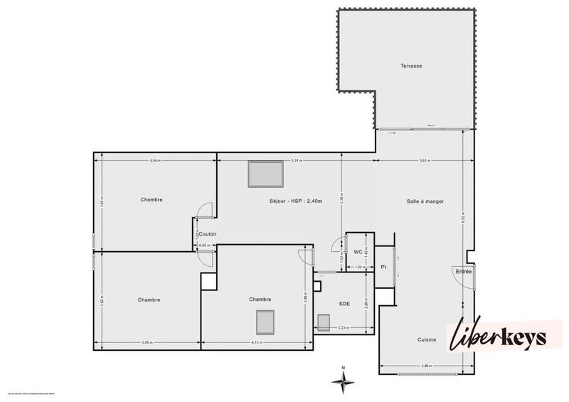 Appartement - 97 m² - 4 pièces