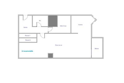 Appartement - 36 m² - 1 pièce