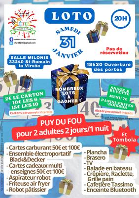 Loto du Comité des Fêtes