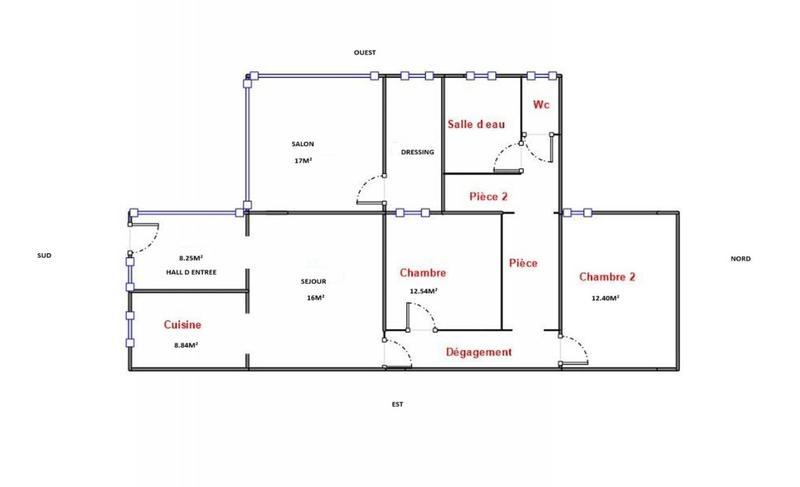 Maison - 102 m² - 3 pièces