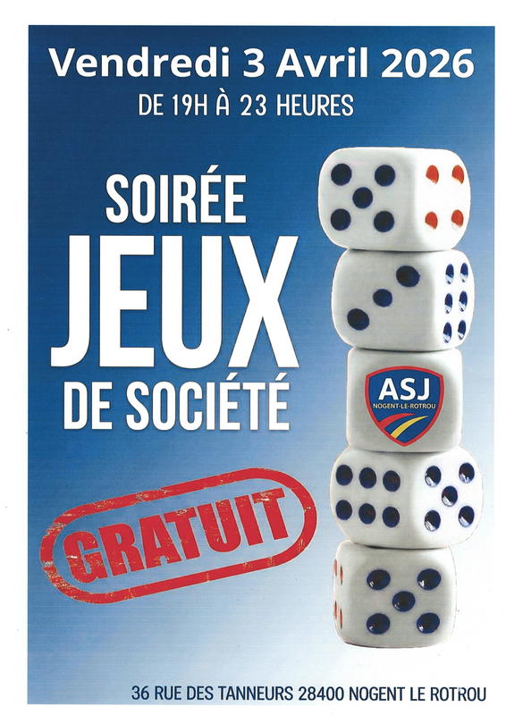 Soirée jeux de société à l'Asj