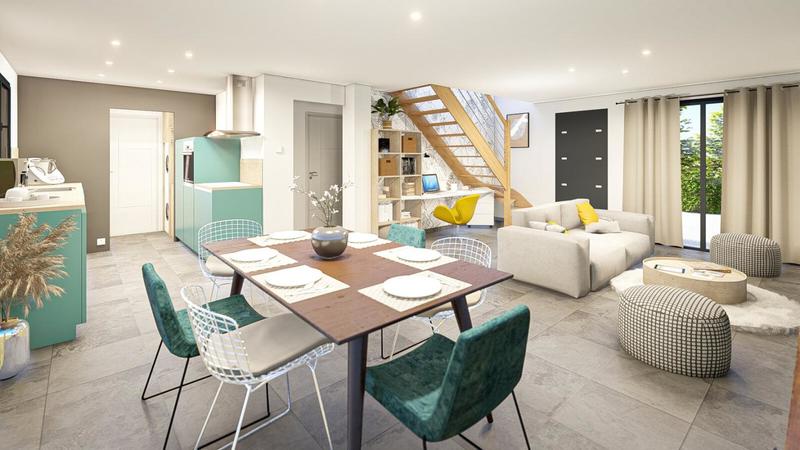 Maison - 93 m² - 6 pièces