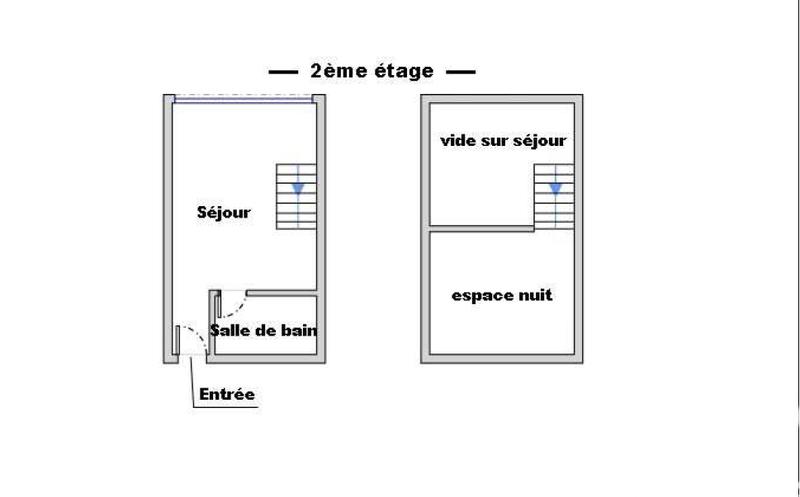 Appartement - 32 m² - 1 pièce