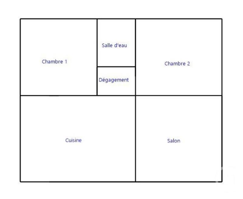 Maison - 59 m² - 3 pièces