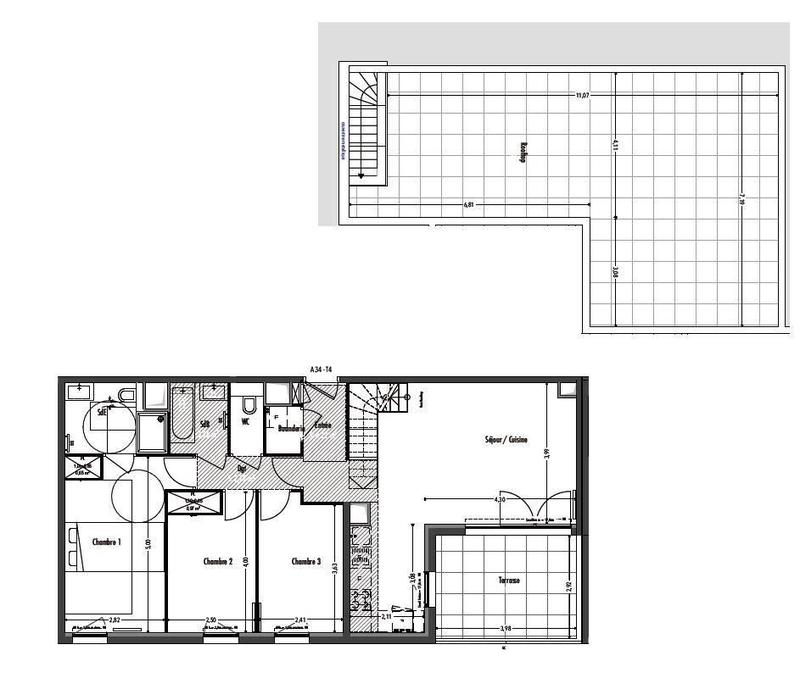 Appartement - 82 m² - 4 pièces