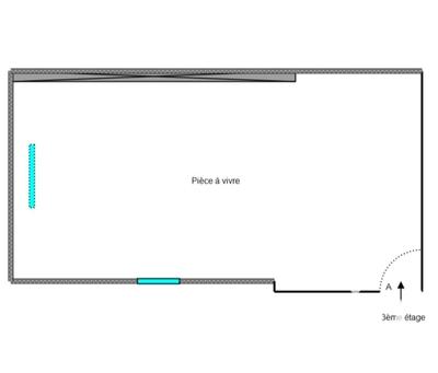 Duplex - 35 m² - 3 pièces