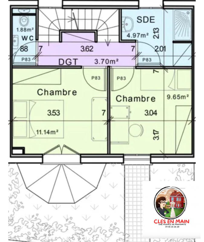 Maison traditionnelle - 81 m² - 5 pièces