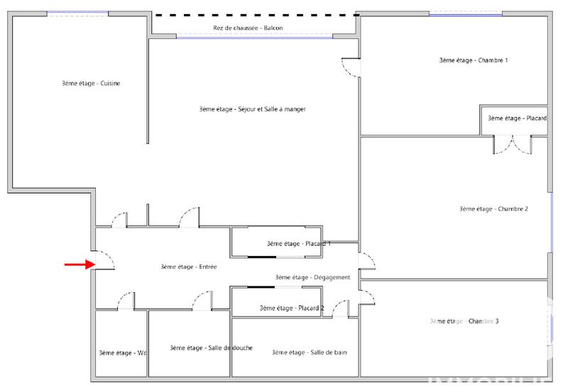 Appartement - 78 m² - 4 pièces