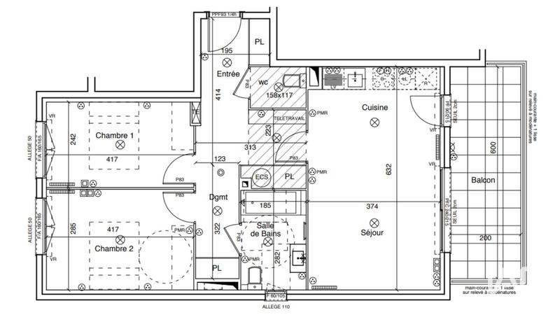 Appartement - 66 m² - 3 pièces