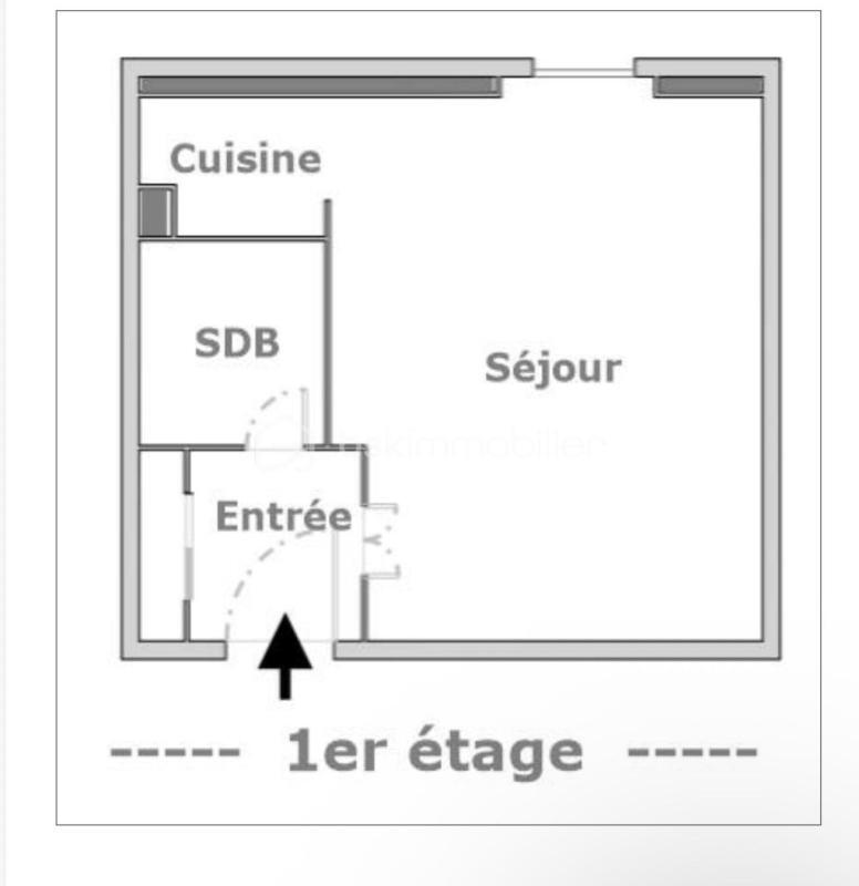 Studio - 33 m² - 1 pièce