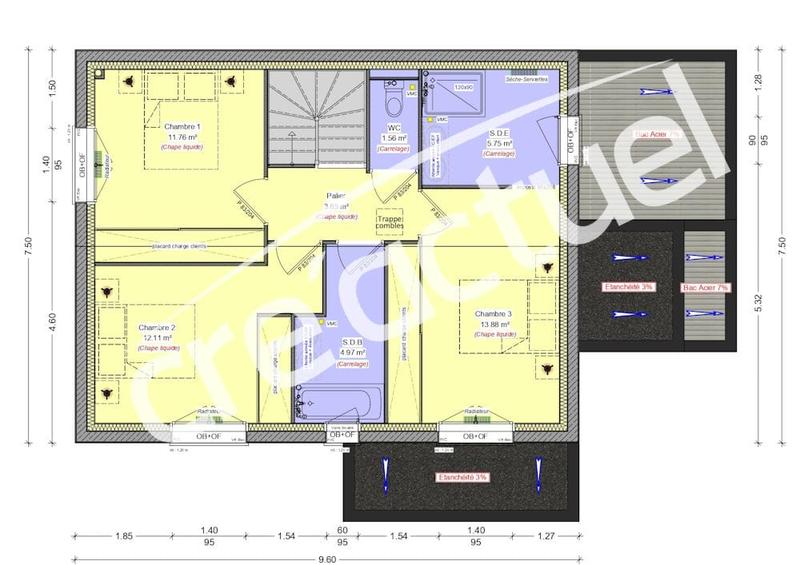 Maison - 113 m² - 4 pièces