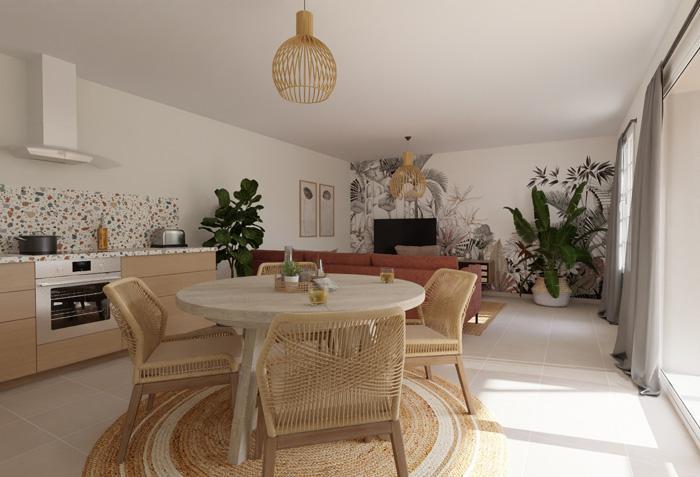 Maison - 66 m² - 3 pièces