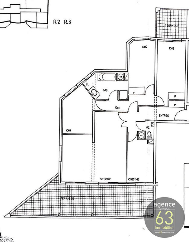 Appartement - 99 m² - 4 pièces