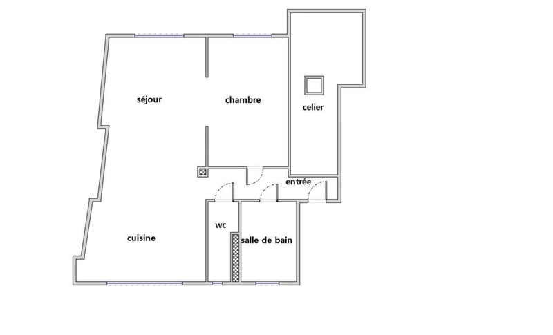 Appartement - 53 m² - 2 pièces