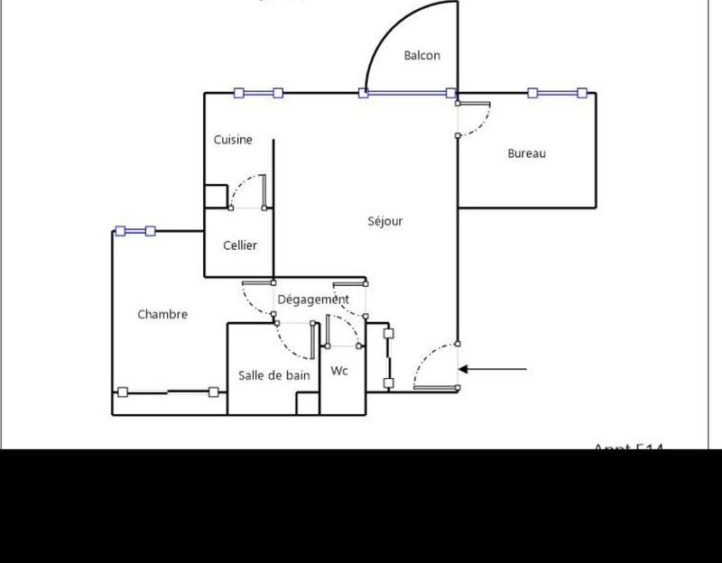 Appartement - 50 m² - 3 pièces