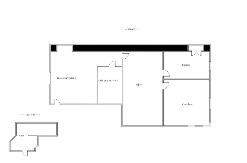 Appartement - 44 m² - 2 pièces