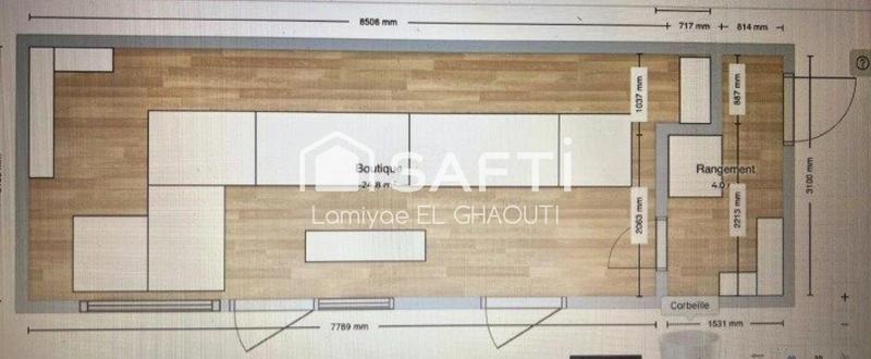 Local commercial - 29 m² - 1 pièce