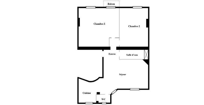 Appartement - 53 m² - 3 pièces