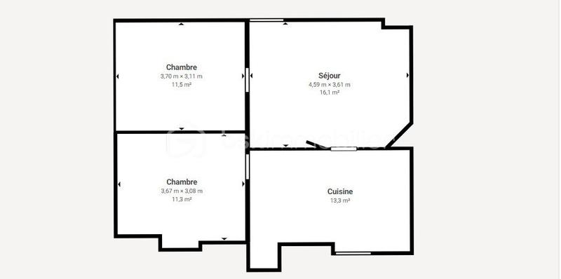 Maison de village - 77 m² - 5 pièces