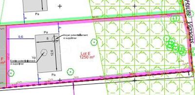 Terrain constructible - 1 250 m²