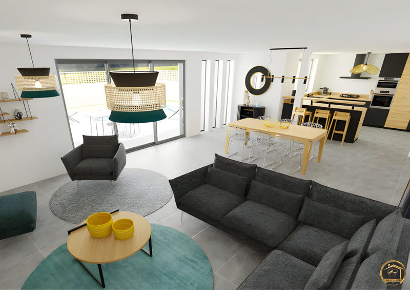 Maison contemporaine - 142 m² - 5 pièces