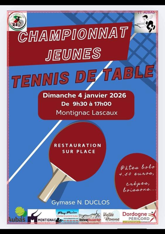 Championnat jeunes tennis de table