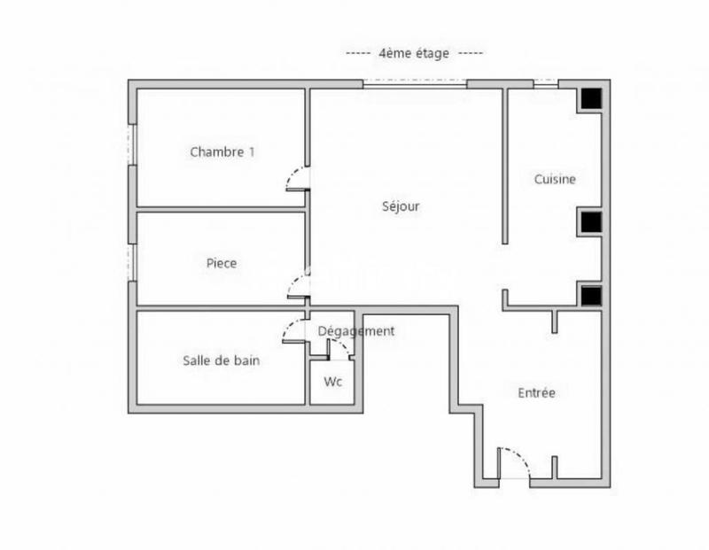 Appartement - 60 m² - 3 pièces