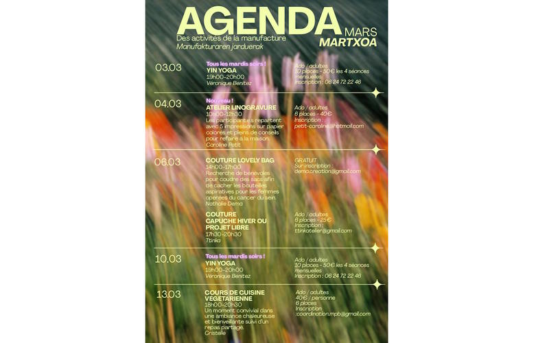 Ateliers Manufacture Pays Basque - Yin Yoga