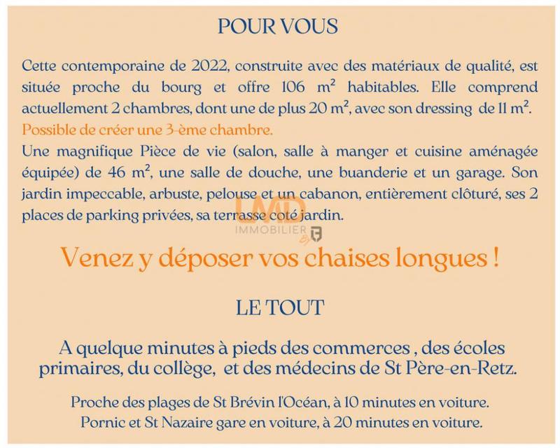 Maison - 106 m² - 4 pièces