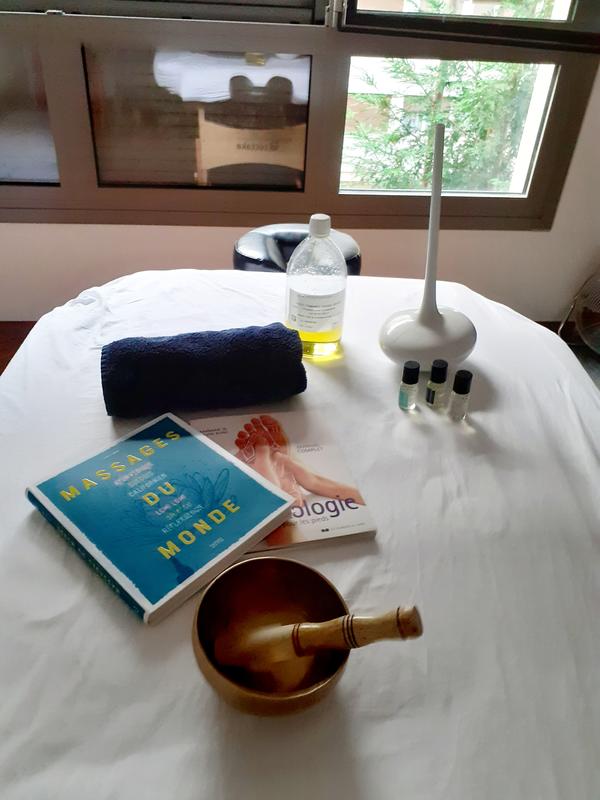 O massage de Marine...