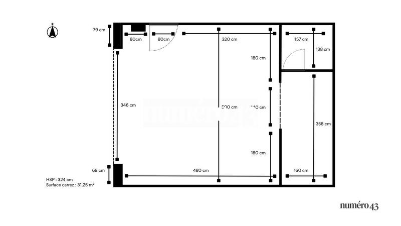 Appartement - 32 m² - 1 pièce