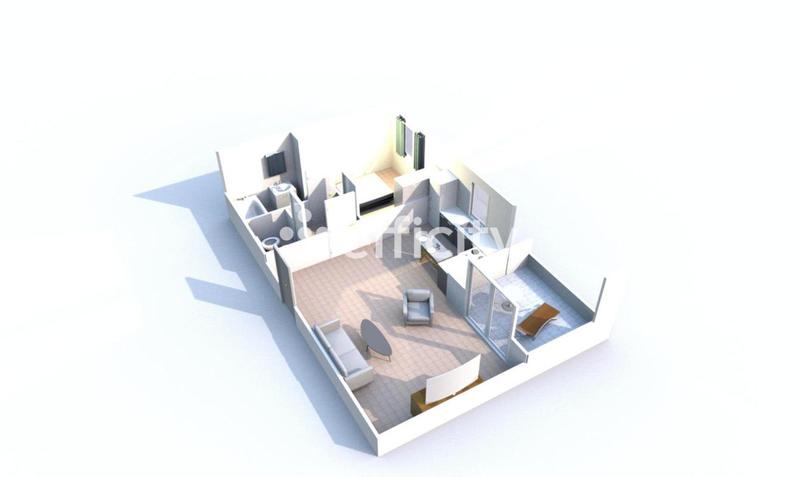 Appartement - 54 m² - 2 pièces