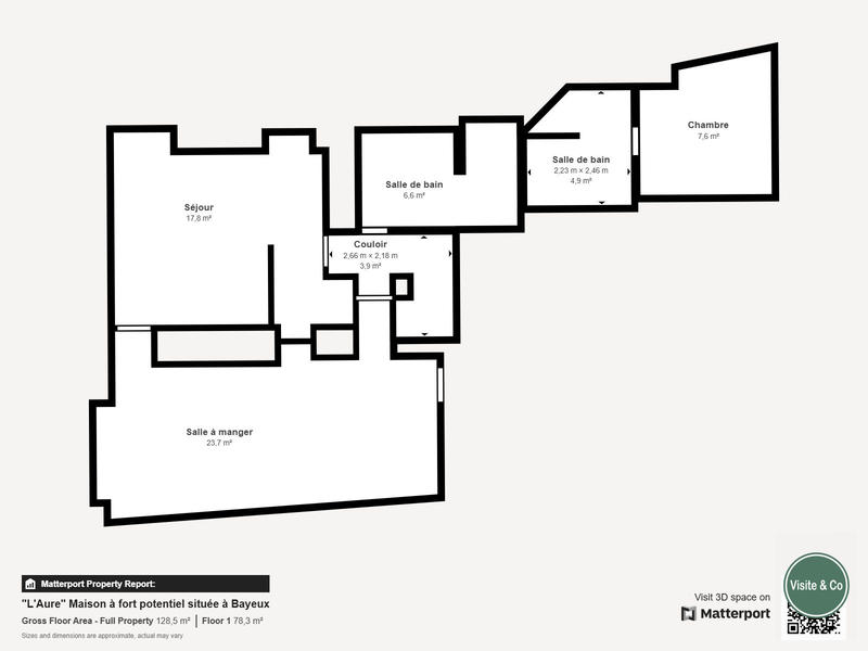 Maison ancienne - 89 m² - 4 pièces