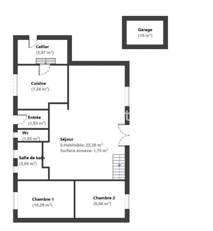 Maison - 104 m² - 5 pièces