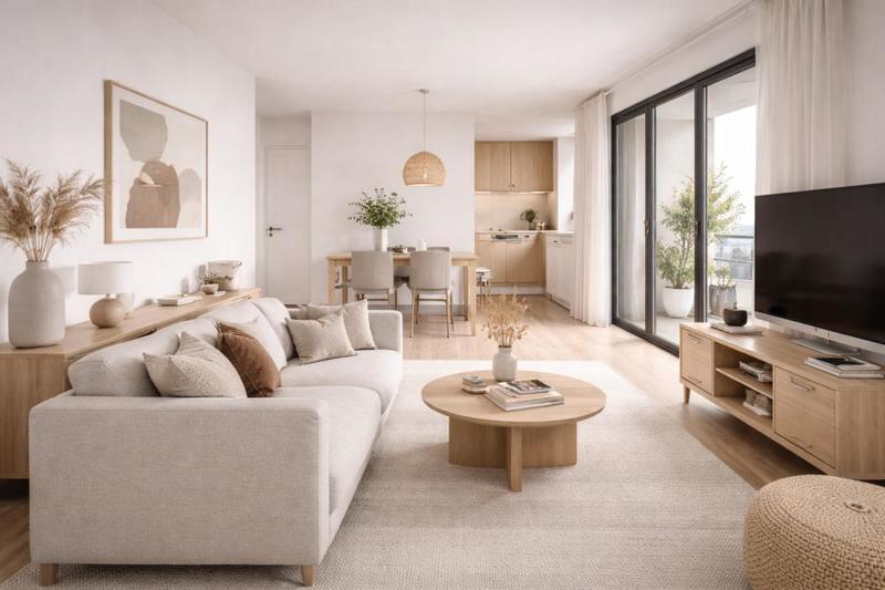 Appartement - 64 m² - 3 pièces