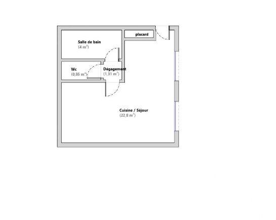 Appartement - 81 m² - 3 pièces