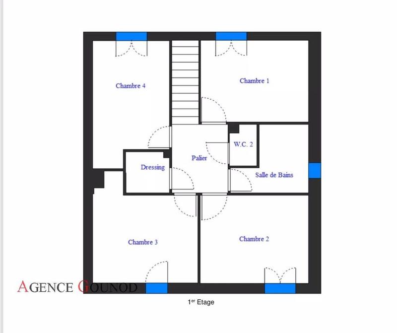 Maison - 91 m² - 5 pièces
