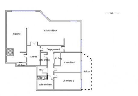 Appartement - 84 m² - 4 pièces