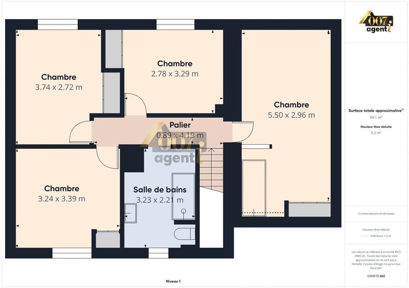 Maison - 101 m² - 5 pièces