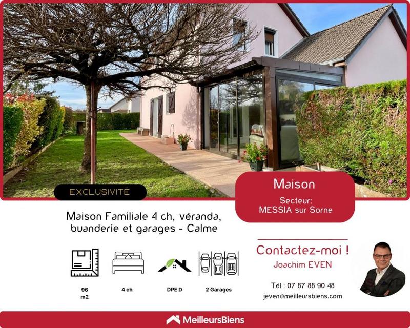 Maison - 96 m² - 5 pièces