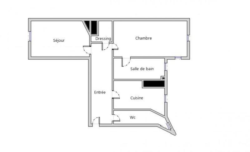 Appartement - 52 m² - 2 pièces