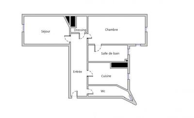 Appartement - 52 m² - 2 pièces