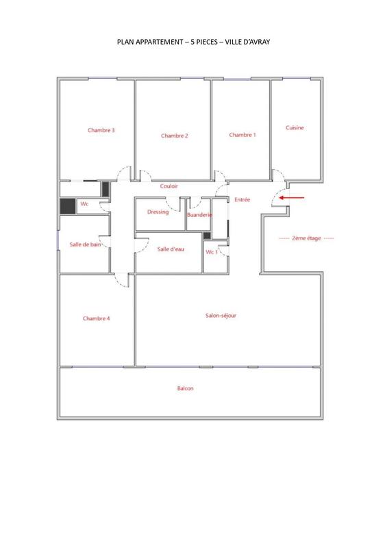 Appartement - 123 m² - 5 pièces