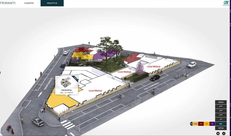 Appartement - 73 m² - 3 pièces