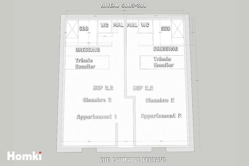Appartement - 79 m² - 3 pièces