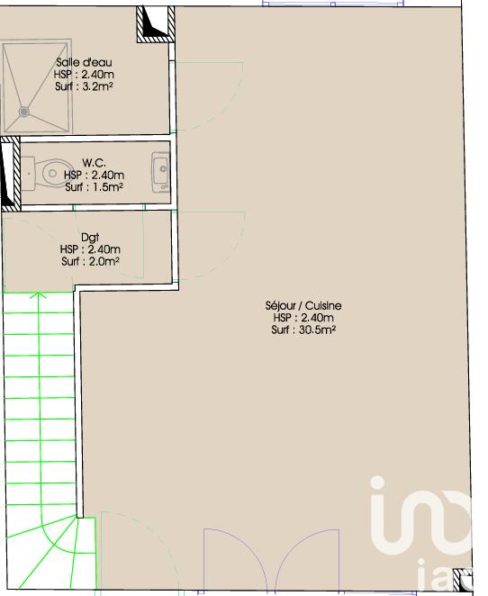 Maison - 86 m² - 4 pièces