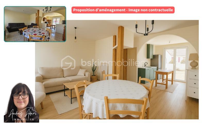 Maison traditionnelle - 74 m² - 3 pièces